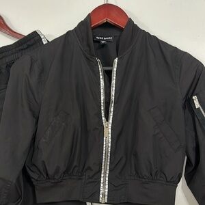COPY - BEBÉ SPORT SET sports jacket and pants set size XS black and silver color